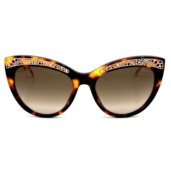 🆕New/Authentic Chopard Cat Eye Sunglasses (SCH258 0748) - Picture 2 of 12